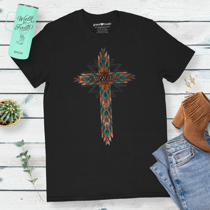 grace & truth Womens T-Shirt Southwestern Cross | 2FruitBearers