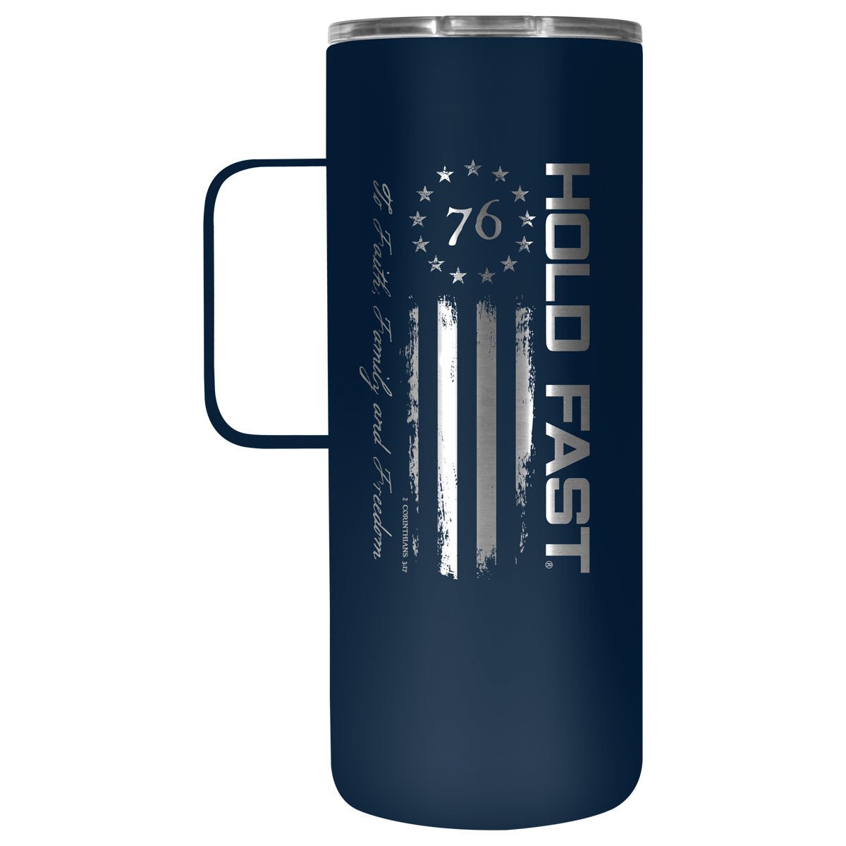 HOLD FAST 22 oz Stainless Steel Mug With Handle 76 | 2FruitBearers