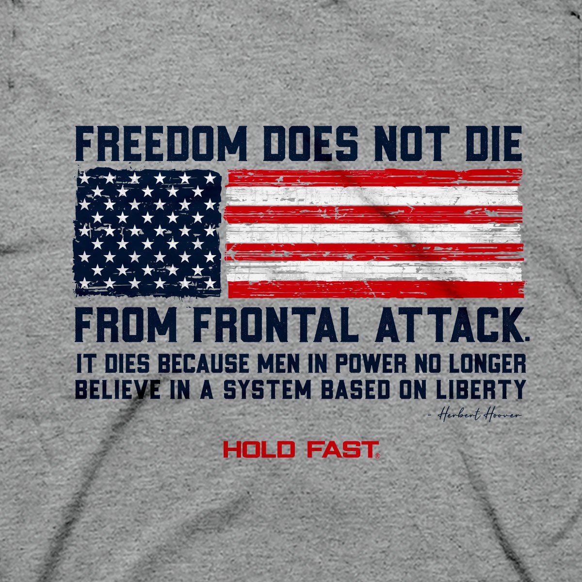 HOLD FAST Mens T-Shirt Frontal Attack | 2FruitBearers
