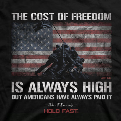 HOLD FAST Mens T-Shirt JFK Flag | 2FruitBearers