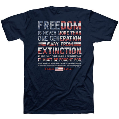 HOLD FAST Mens T-Shirt Reagan Freedom | 2FruitBearers