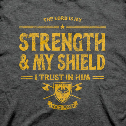 HOLD FAST Mens T-Shirt Strength & Shield | 2FruitBearers