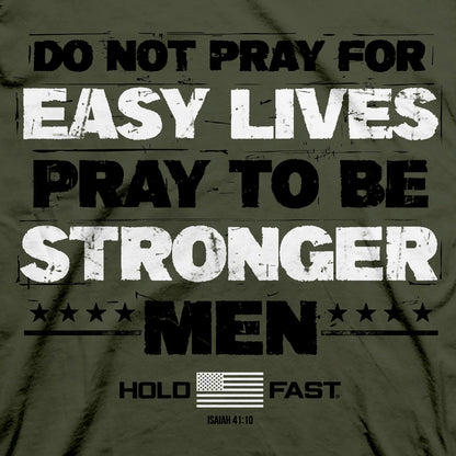 HOLD FAST Mens T-Shirt Stronger Men | 2FruitBearers