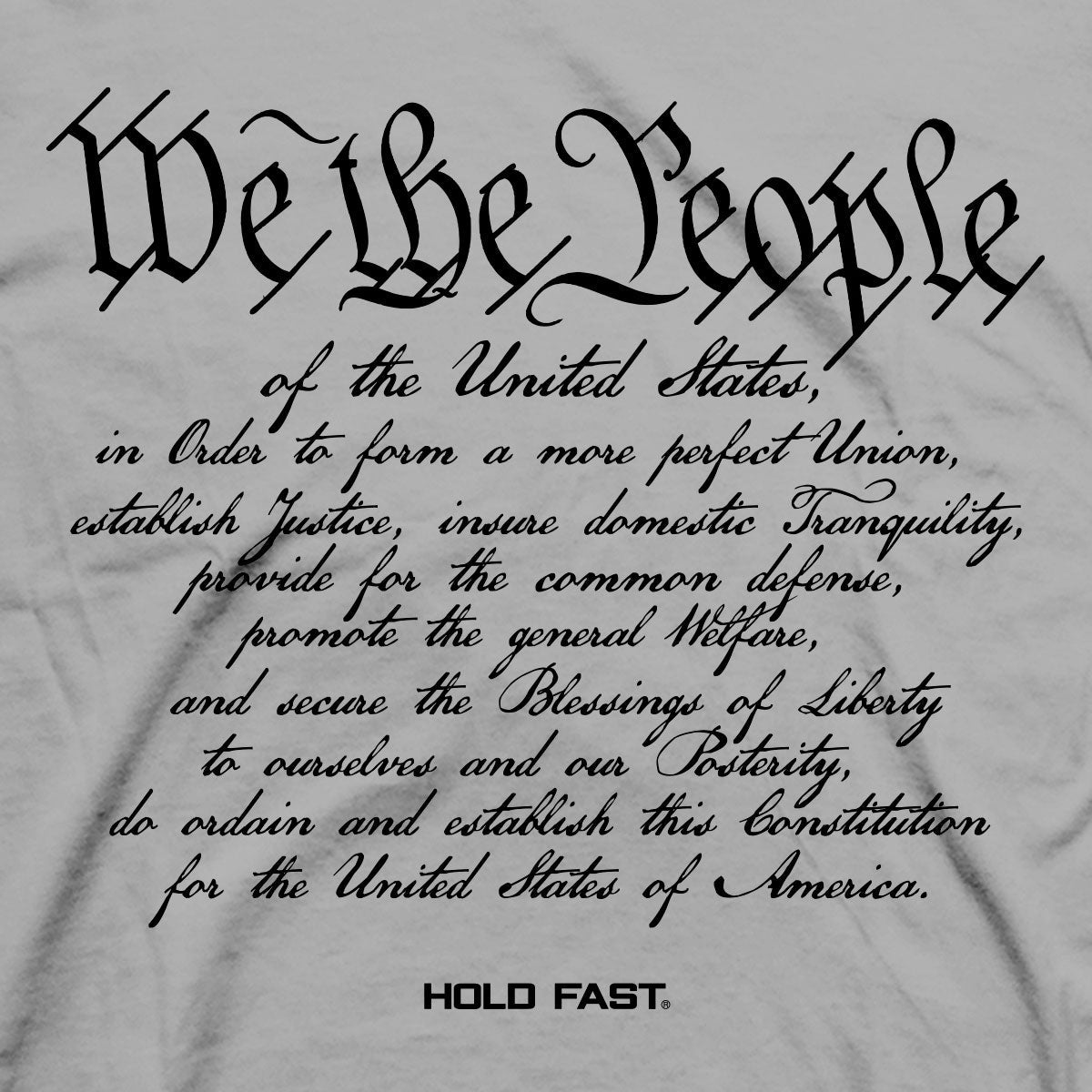 Hold Fast Mens T-Shirt We The People | 2FruitBearers