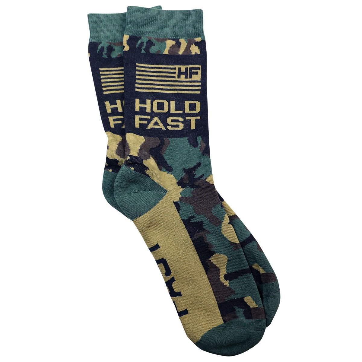 HOLD FAST Socks Camo Flag | 2FruitBearers