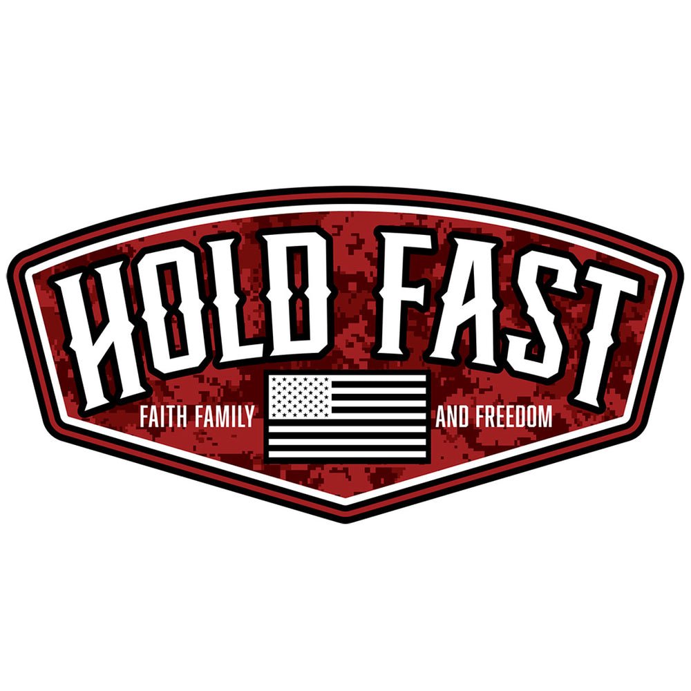 HOLD FAST Sticker Camo Badge - Limited Design Run. | 2FruitBearers