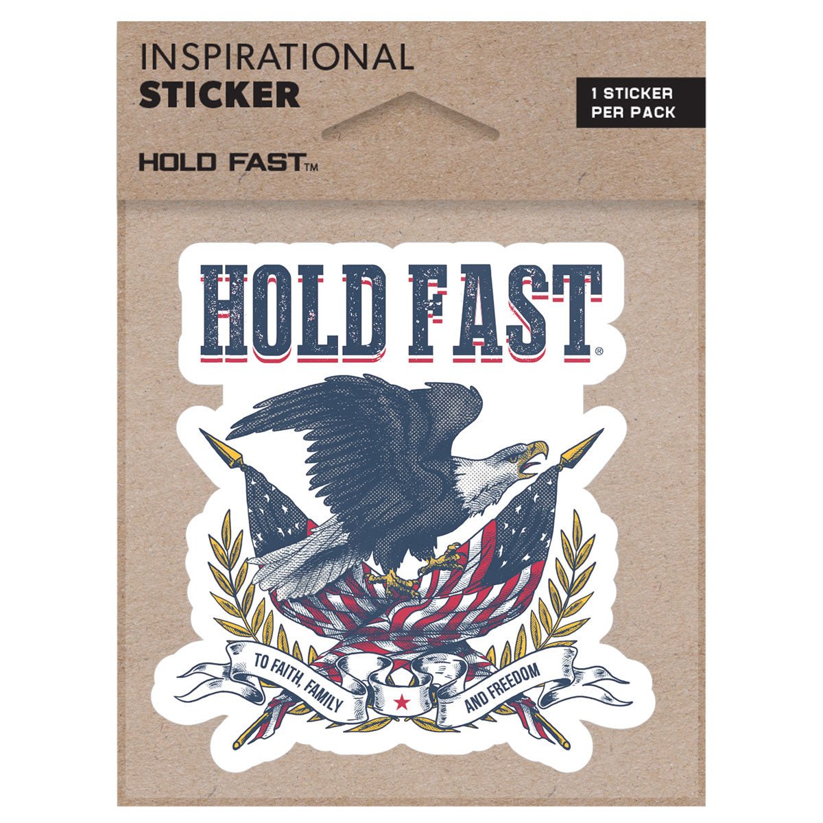 HOLD FAST Sticker Vintage Eagle | 2FruitBearers