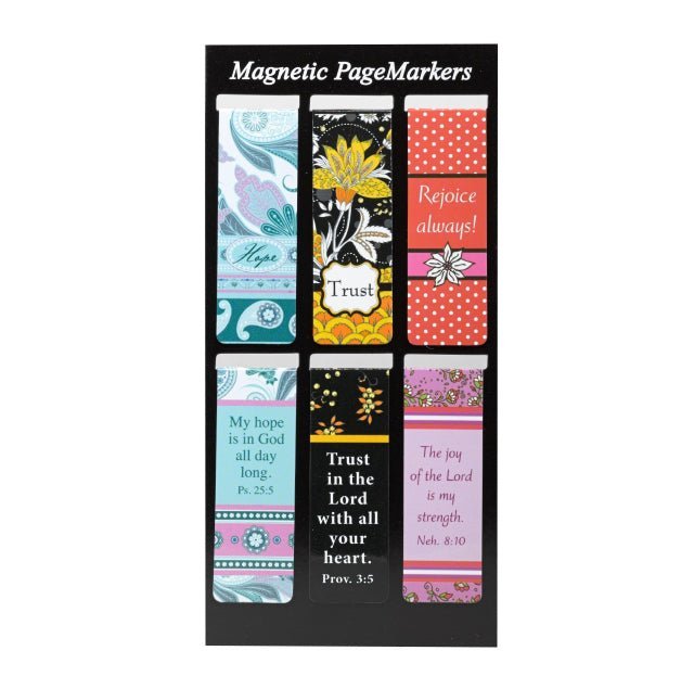 Hope, Trust, and Rejoice Magnetic Bookmark Set | 2FruitBearers