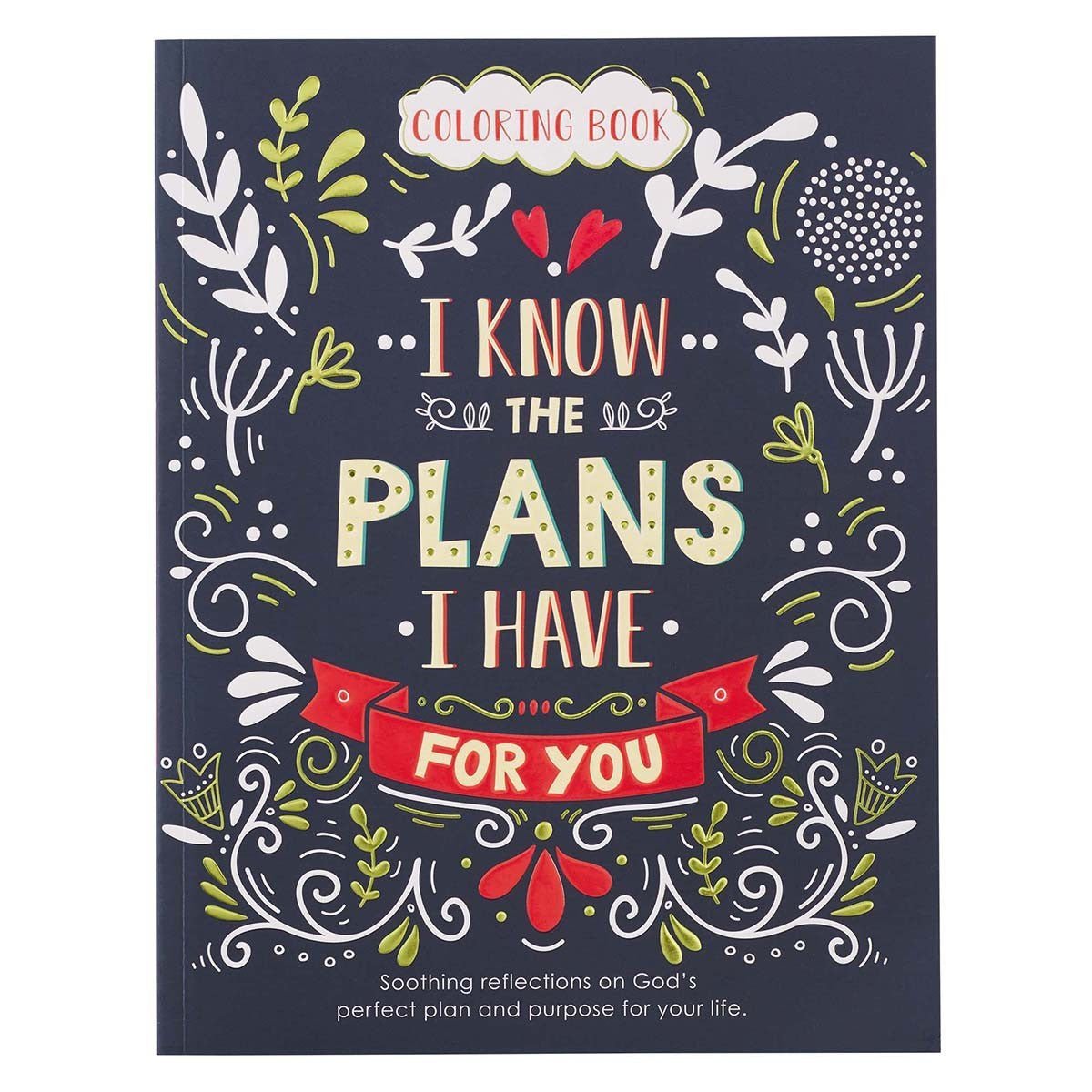 I Know the Plans I Have for You Coloring Book for Adults - Jeremiah 29:11 | 2FruitBearers
