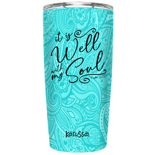 It Is Well 20 oz Dual Wall Stainless Steel Tumbler | 2FruitBearers