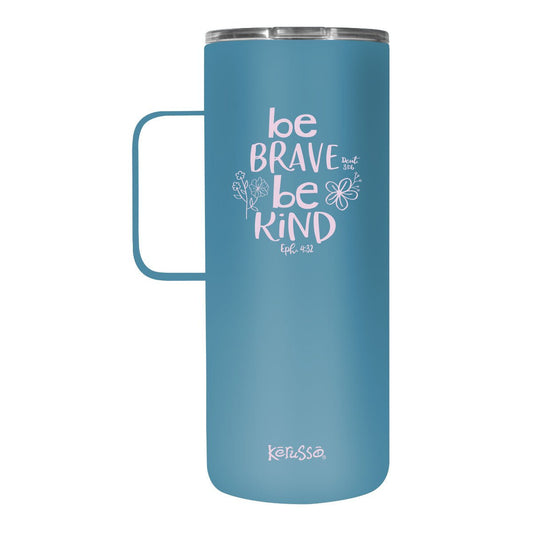 Kerusso Be Kind 22 oz Stainless Steel Tumbler With Handle | 2FruitBearers