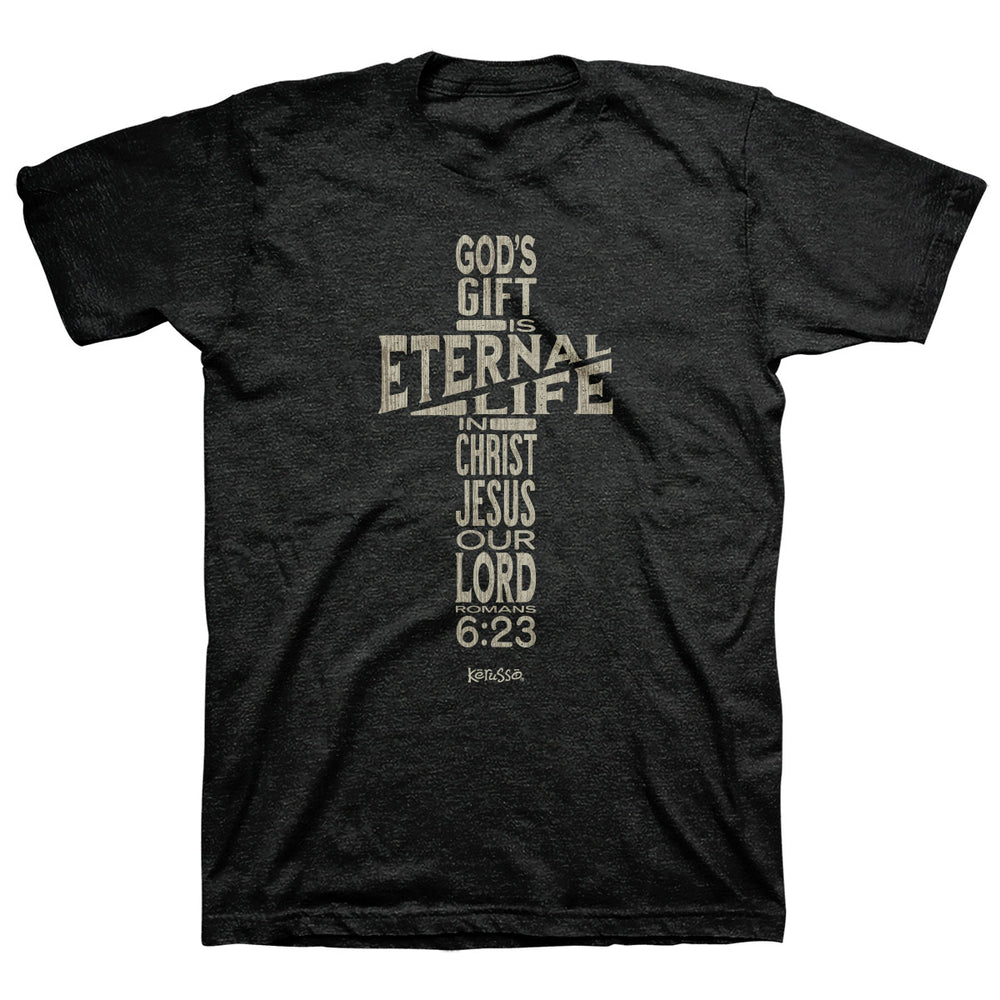 Kerusso Christian T-Shirt Eternal Life Cross | 2FruitBearers