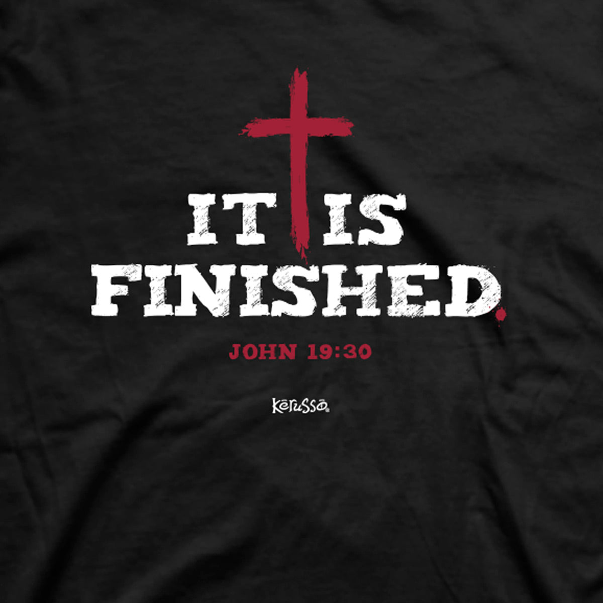 Kerusso Christian T-Shirt Finished Cross | 2FruitBearers