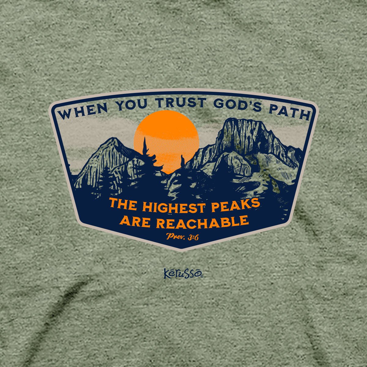 Kerusso Christian T-Shirt God's Path | 2FruitBearers