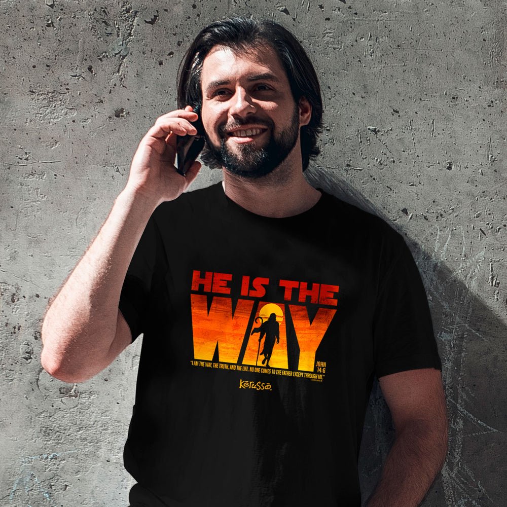 Kerusso Christian T-Shirt He Is The Way | 2FruitBearers