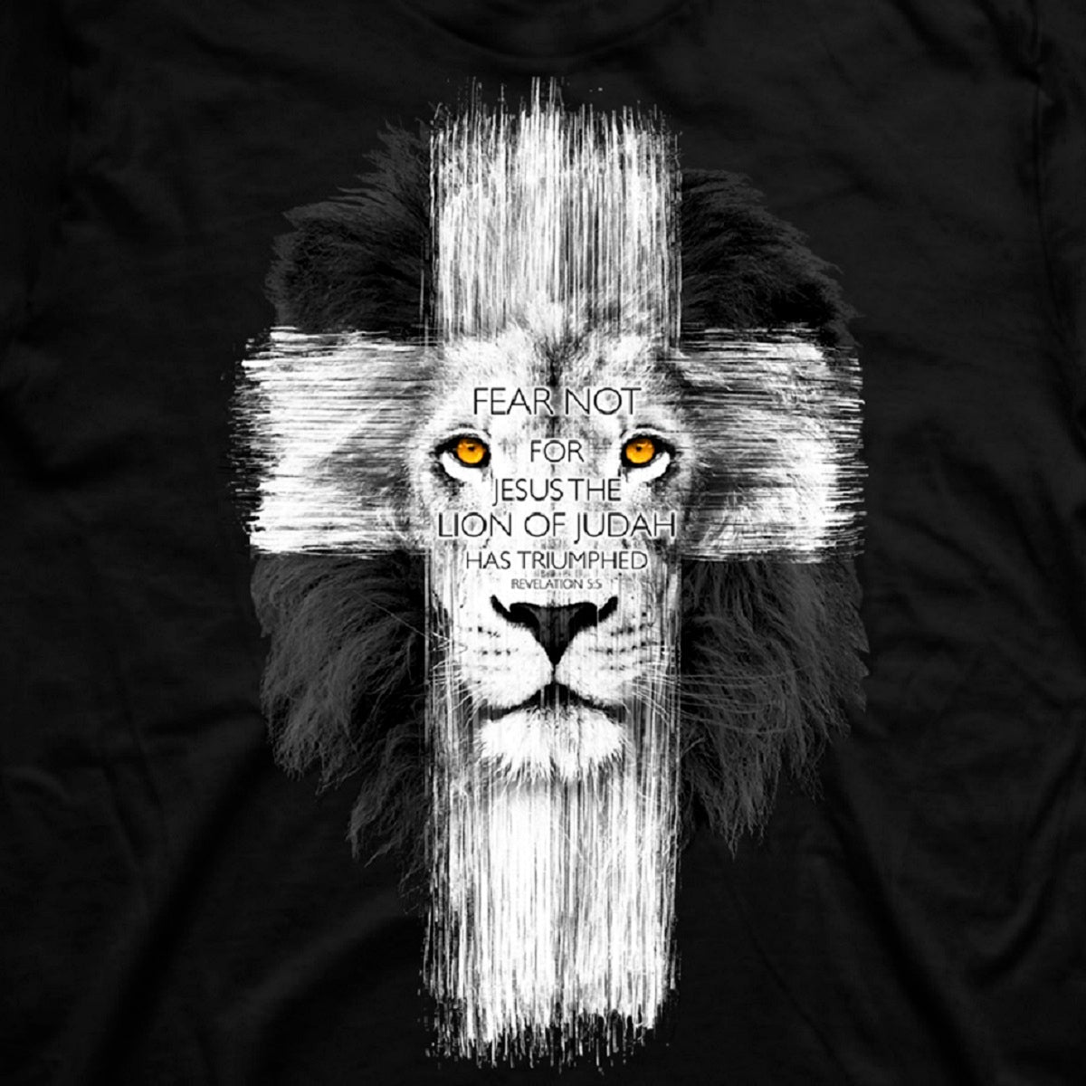 Kerusso Christian T-Shirt Lion Cross | 2FruitBearers
