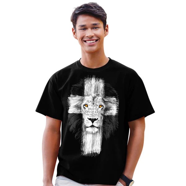Kerusso Christian T-Shirt Lion Cross | 2FruitBearers