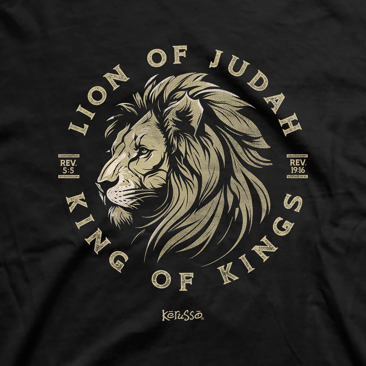 Kerusso Christian T-Shirt Lion Of Judah | 2FruitBearers