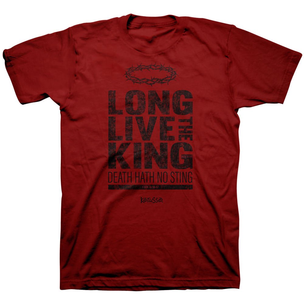 Kerusso Christian T-Shirt Long Live The King | 2FruitBearers