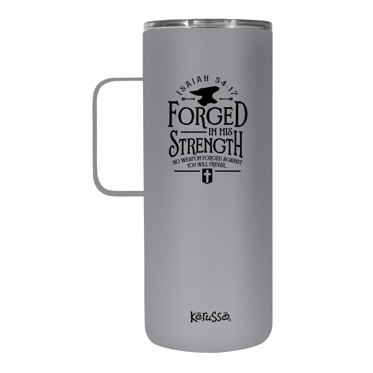 Kerusso Forged 22 oz Stainless Steel Tumbler With Handle | 2FruitBearers