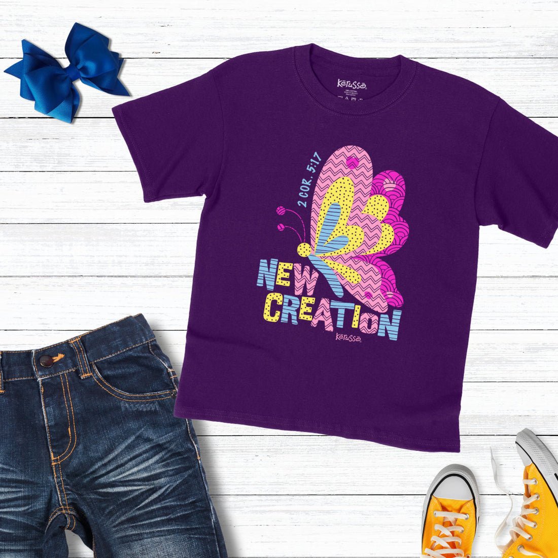Kerusso Kids T-Shirt Collage Butterfly | 2FruitBearers
