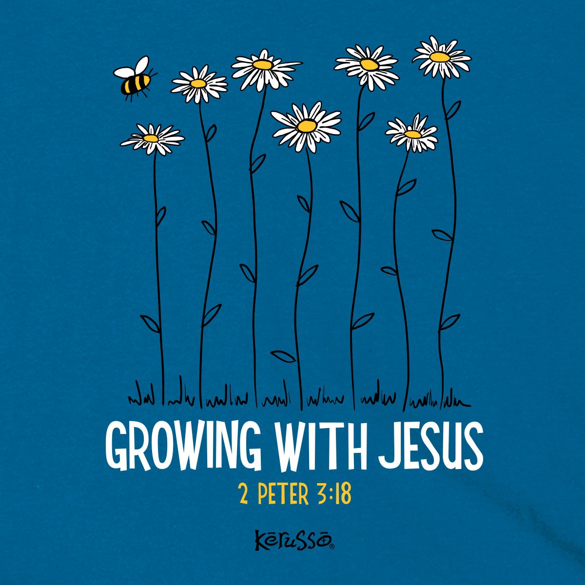 Kerusso Kids T-Shirt Growing With Jesus | 2FruitBearers