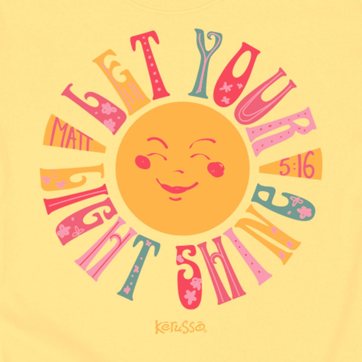 Kerusso Kids T-Shirt Let Your Light Shine | 2FruitBearers