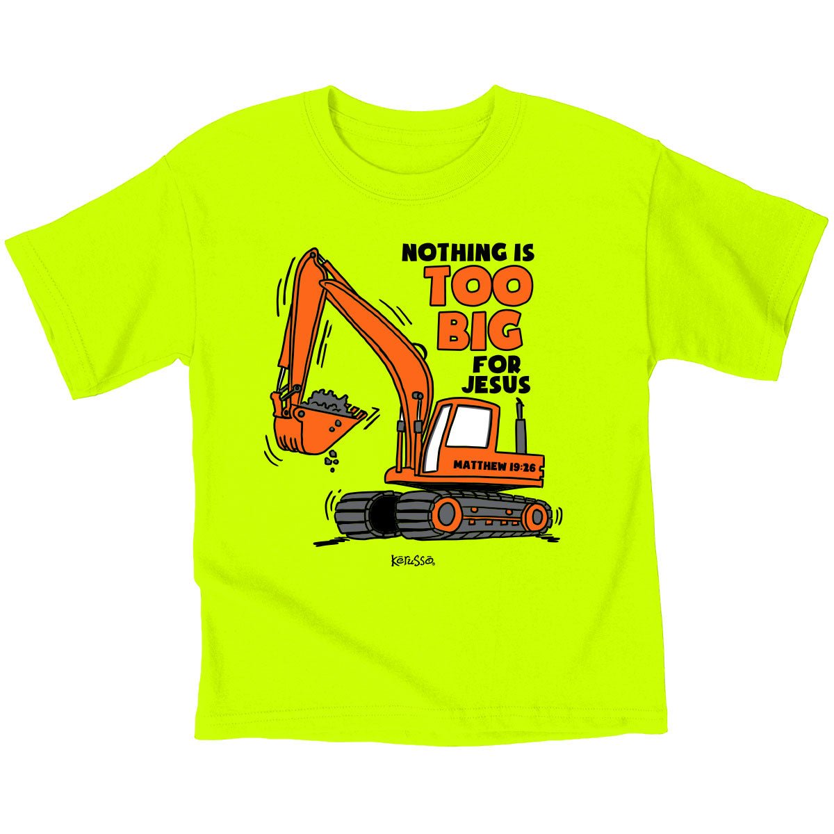 Kerusso Kids T-Shirt Nothing Too Big | 2FruitBearers