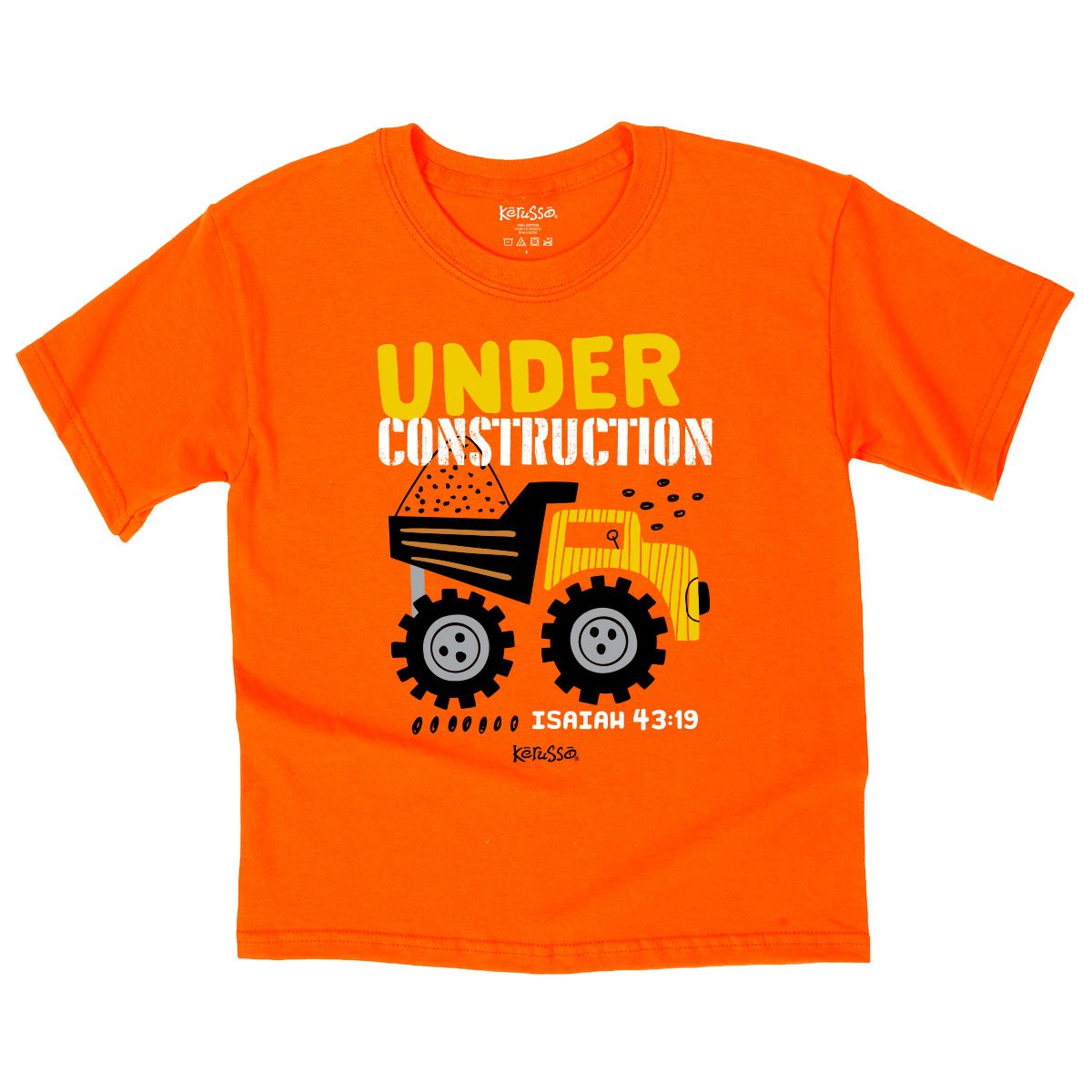 Kerusso Kids T-Shirt Under Construction | 2FruitBearers