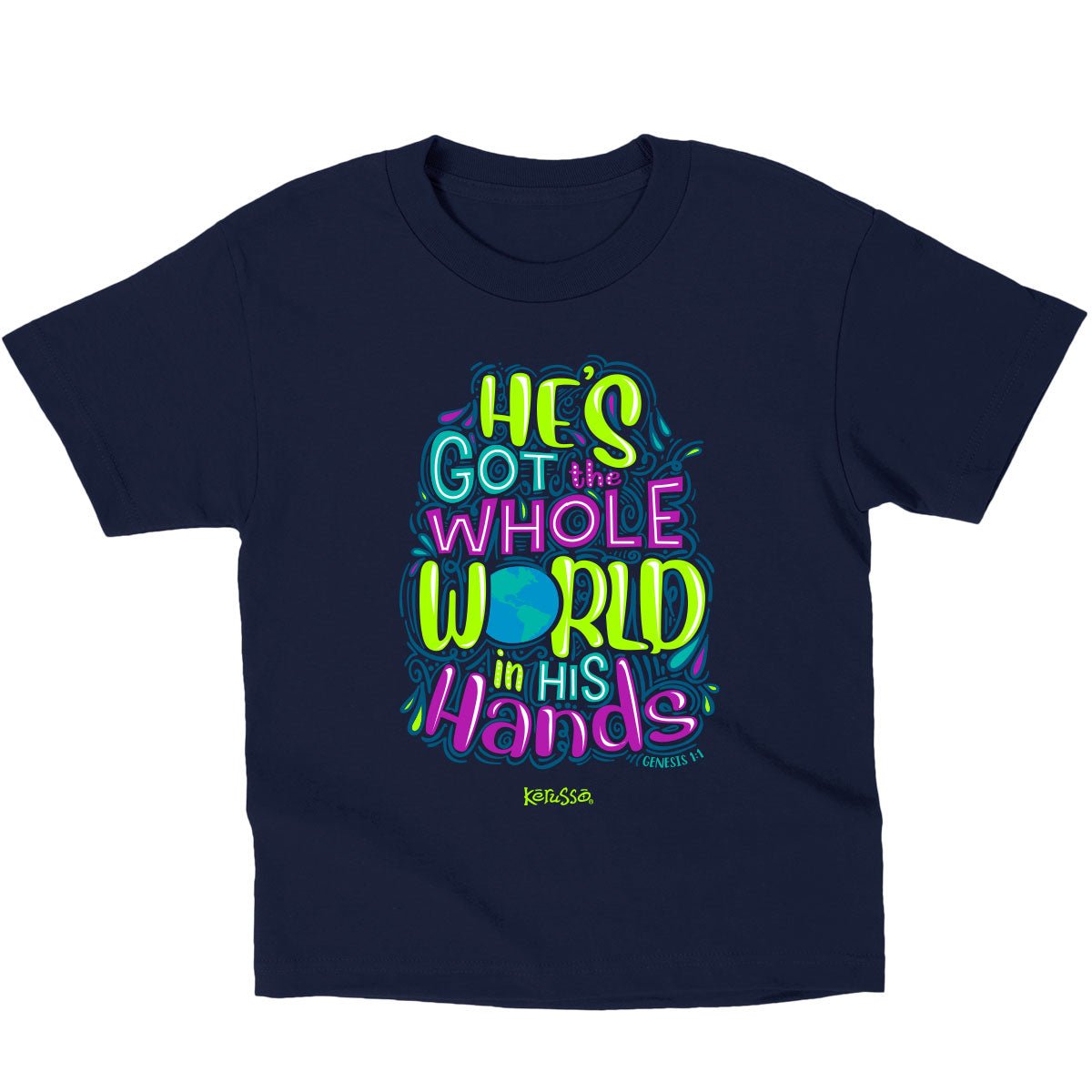 Kerusso Kids T-Shirt Whole World | 2FruitBearers