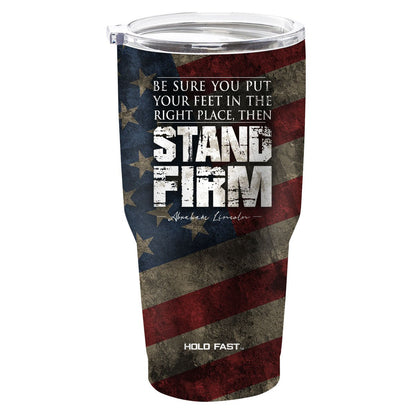 Kerusso Lincoln Flag 30 oz Stainless Steel Tumbler | 2FruitBearers