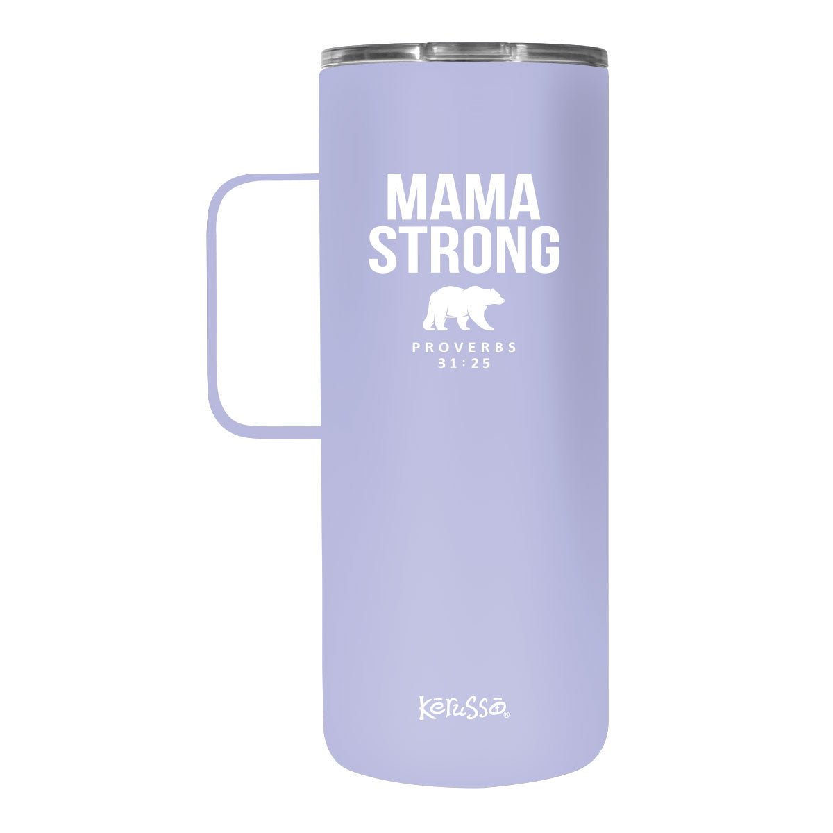 Kerusso Mama Bear 22 oz Stainless Steel Tumbler With Handle | 2FruitBearers