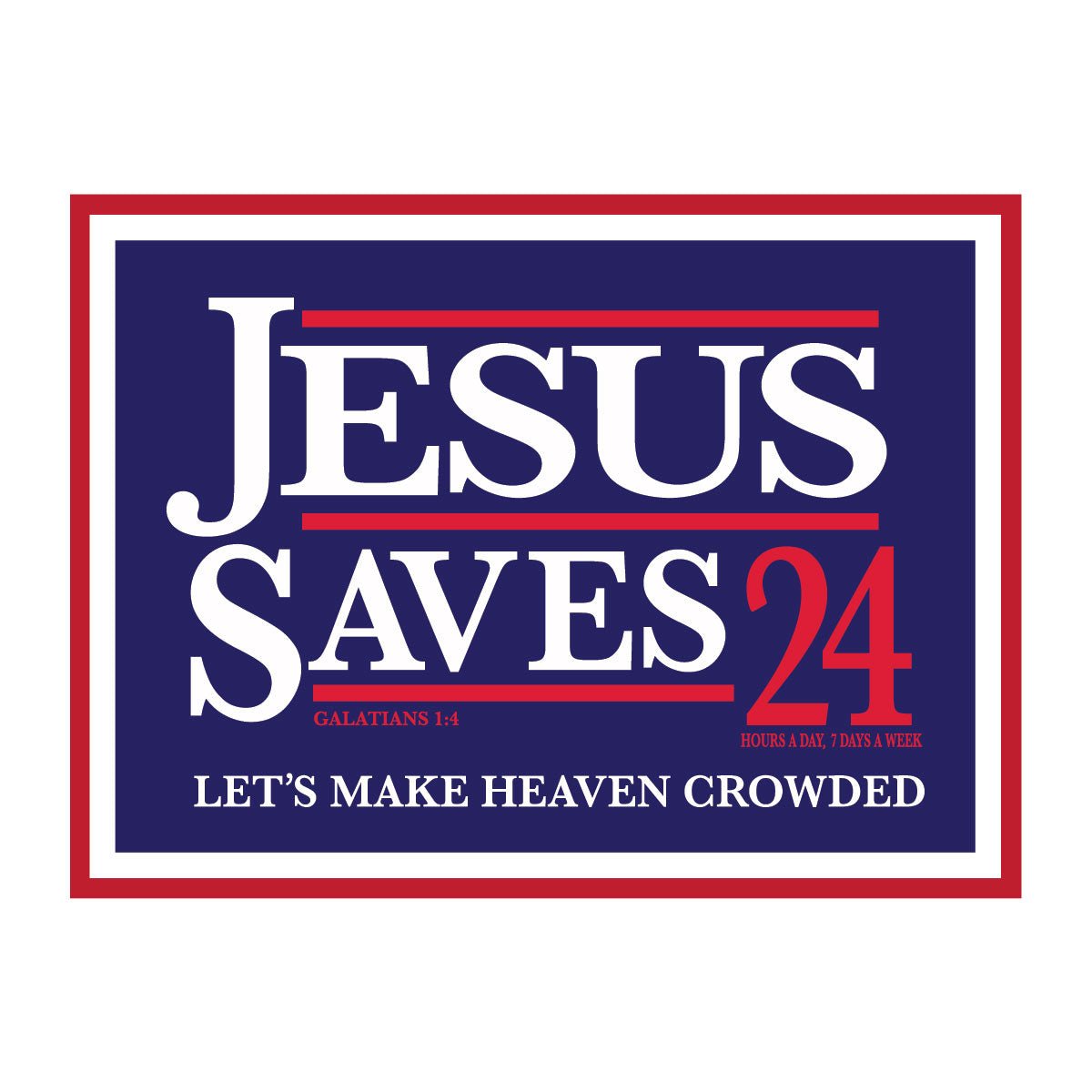 Kerusso Sticker Jesus Saves 24 | 2FruitBearers