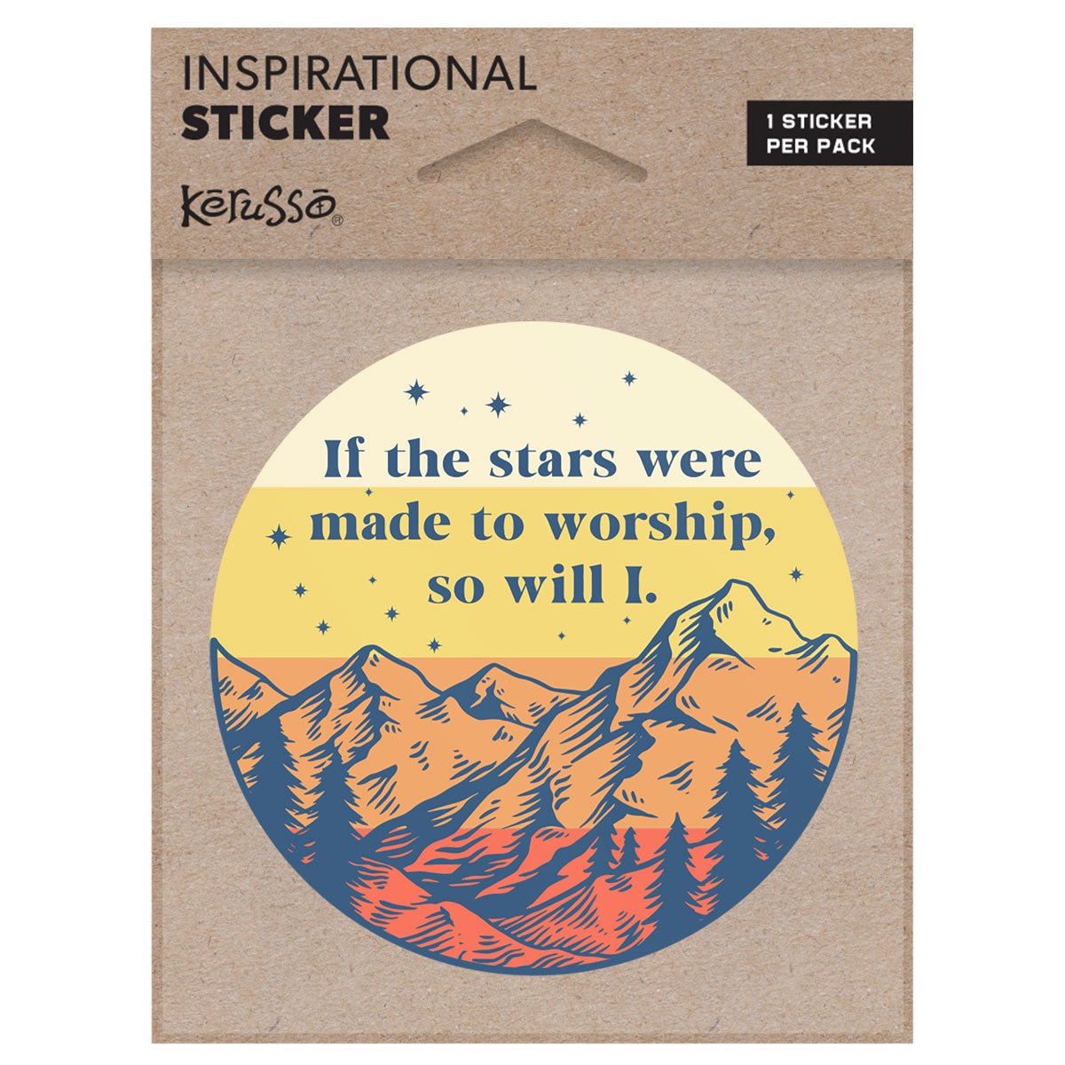 Kerusso Sticker Stars Were Made To Worship | 2FruitBearers
