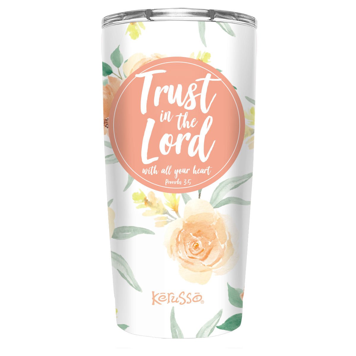 Kerusso Trust In The Lord 20 oz Stainless Steel Tumbler | 2FruitBearers