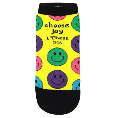 Kerusso Womens Ankle Socks Choose Joy | 2FruitBearers