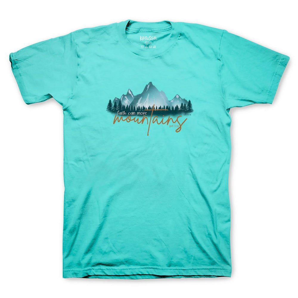 Kerusso Womens T-Shirt Airbrushed Mountains | 2FruitBearers