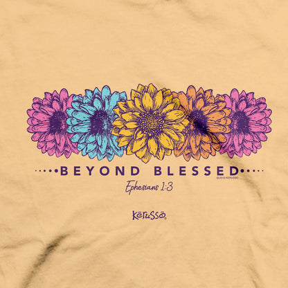 Kerusso Womens T-Shirt Blessed Daisies | 2FruitBearers