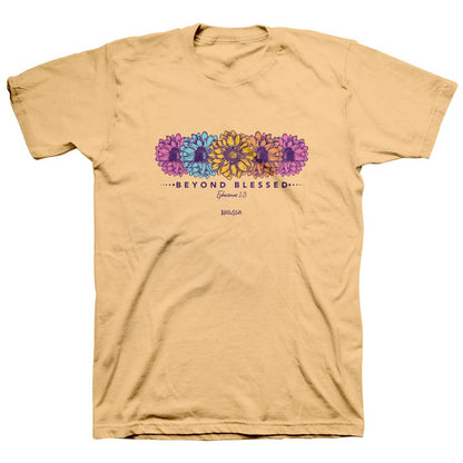 Kerusso Womens T-Shirt Blessed Daisies | 2FruitBearers