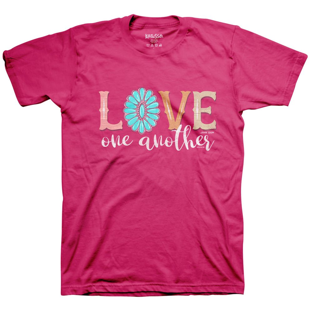 Kerusso Womens T-Shirt Love Concho | 2FruitBearers
