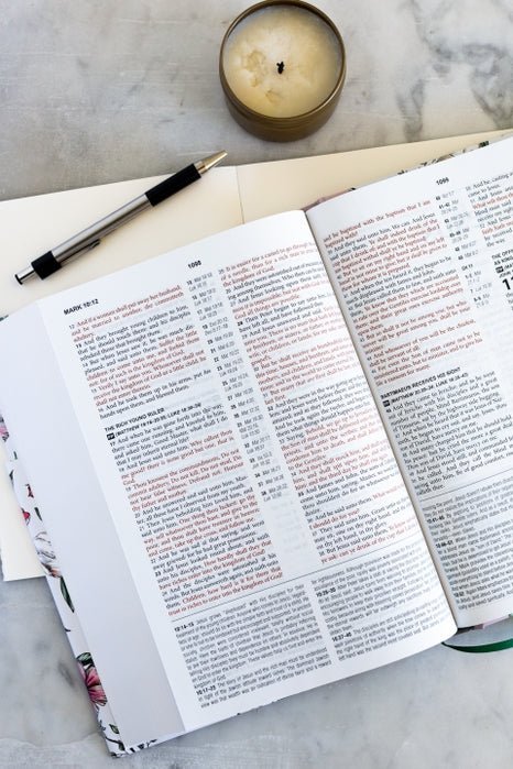 KJV Cross Reference Study Bible [Magnolia Blossom] | 2FruitBearers