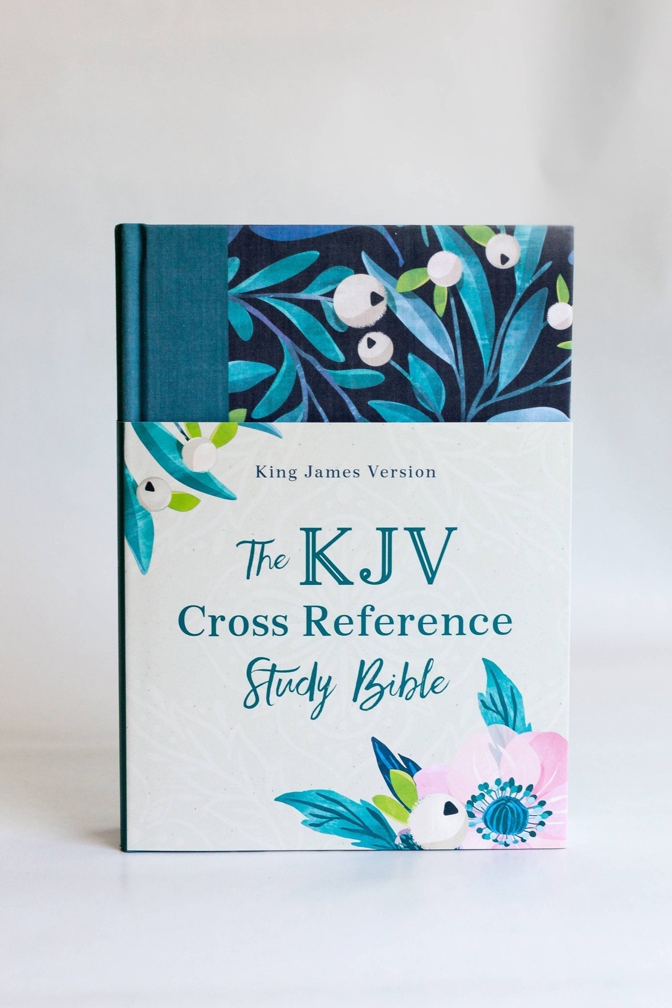 KJV Cross Reference Study Bible - Turquoise Floral | 2FruitBearers