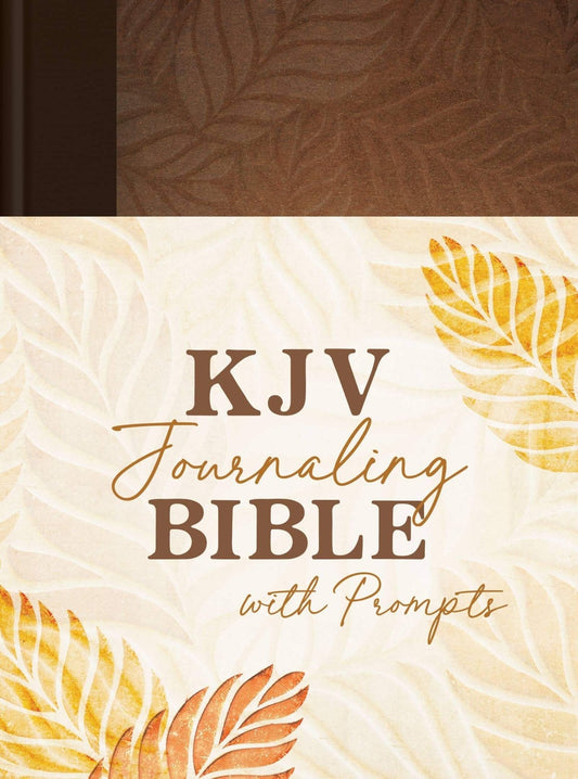KJV Journaling Bible with Prompts [Copper Leaf] | 2FruitBearers