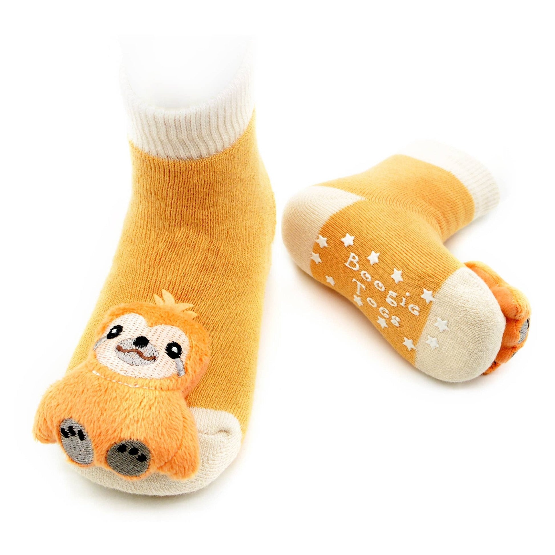 Lazy Sloth Boogie Toes Rattle Socks | 2FruitBearers