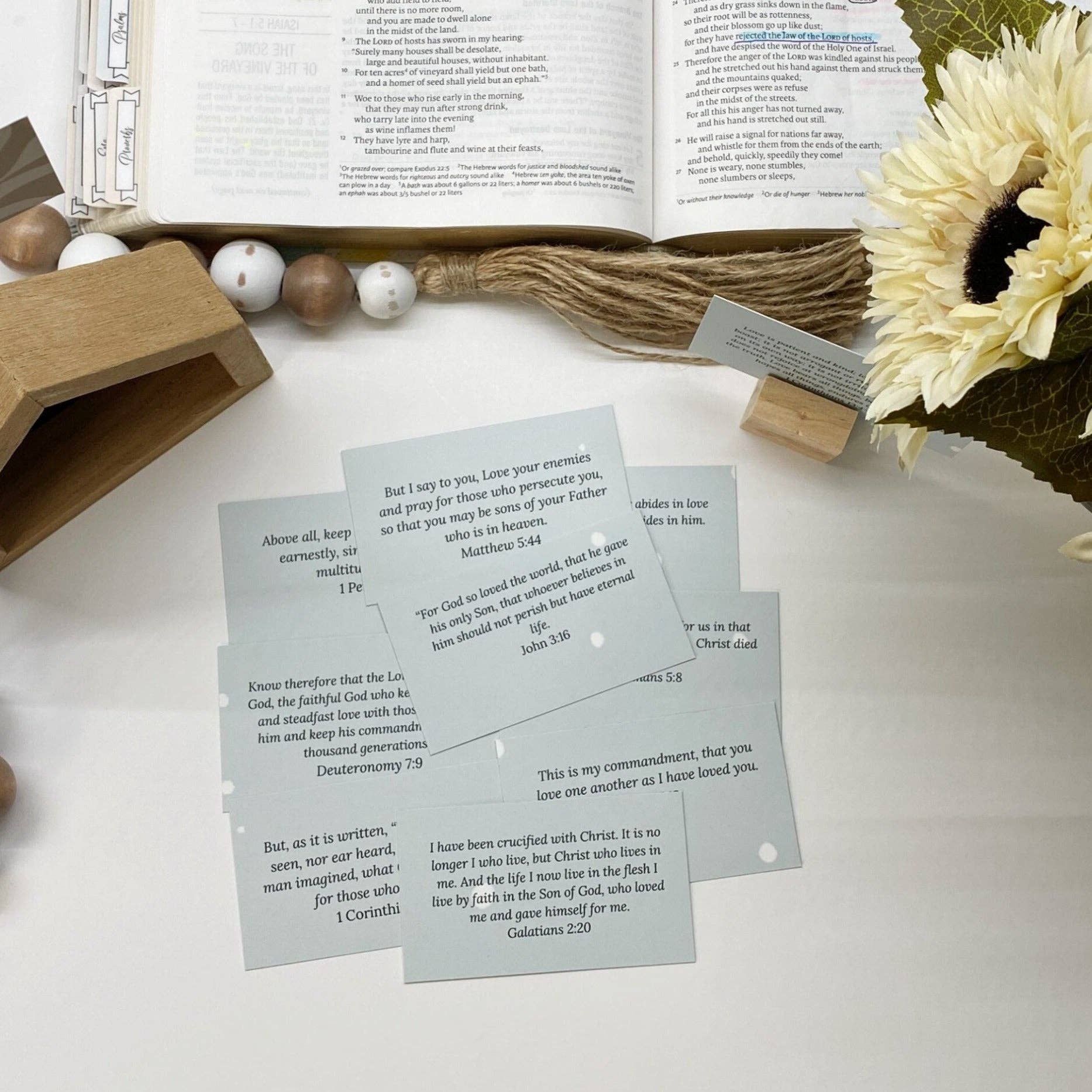Love Pocket-Sized Scripture Cards | 2FruitBearers
