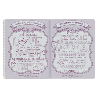 Pink Floral Heart Flexcover My Creative Bible for Girls - ESV Journaling Bible | 2FruitBearers