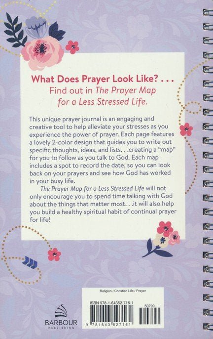 Prayer Map for A Less Stressed Life Journal | 2FruitBearers
