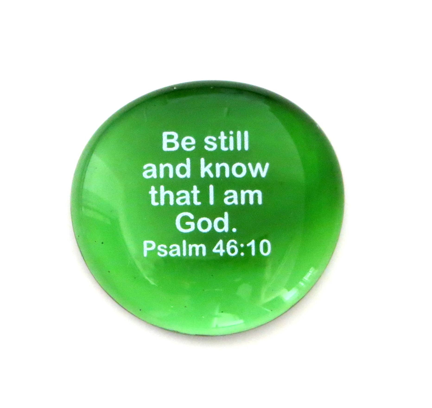Scripture Glass Stone: Be still and know that.. Psalm 46:10 | 2FruitBearers