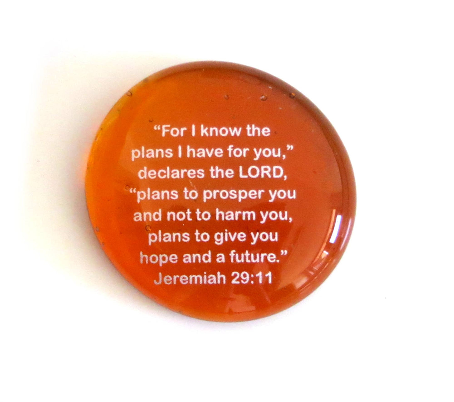 Scripture Stone: For I Know The Plans... Jeremiah 29:11 | 2FruitBearers