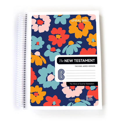Spiral Bible™ - KJV New Testament - Floral | 2FruitBearers